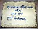 St. Andrew's United 175th Anniversary.